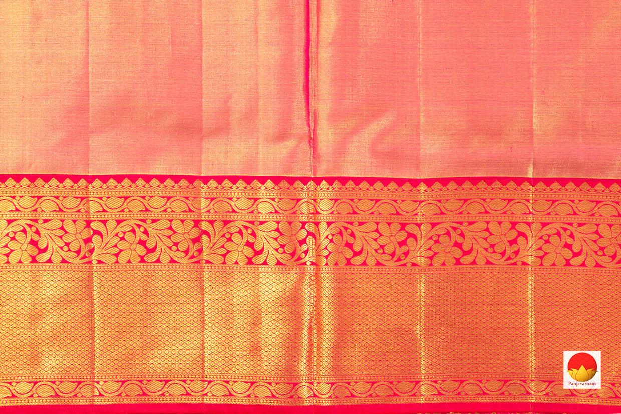 Kanchipuram Silk Saree - Handwoven Pure Silk - Pure Zari - PV NYC 370 - Apparel & Accessories - Panjavarnam