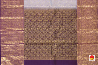 Kanchipuram Silk Saree - Handwoven Pure Silk - Pure Zari - PV NYC 378 - Saris & Lehengas - Panjavarnam