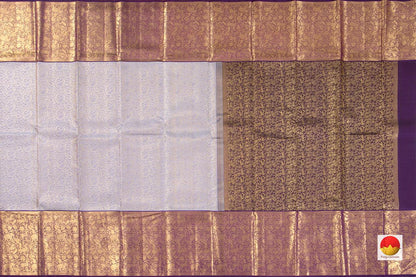 Kanchipuram Silk Saree - Handwoven Pure Silk - Pure Zari - PV NYC 378 - Saris & Lehengas - Panjavarnam PV NYC 378