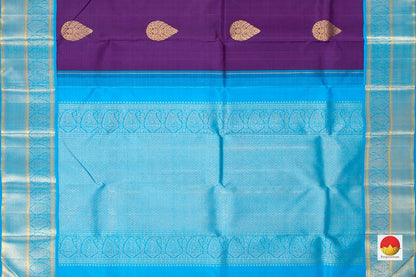 Kanchipuram Silk Saree - Handwoven Pure Silk - Pure Zari - PV NYC 398 - Saris & Lehengas - Panjavarnam