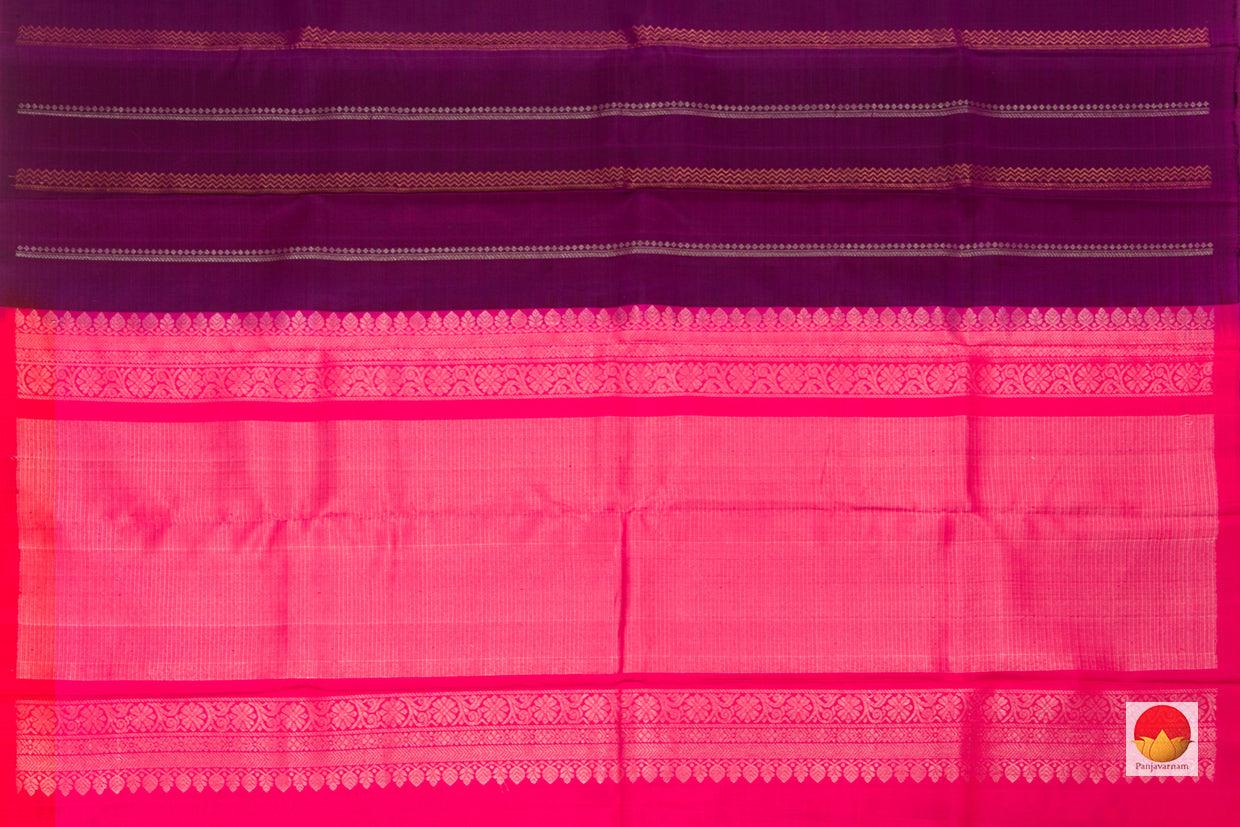 Kanchipuram Silk Saree - Handwoven Pure Silk - Pure Zari - PV NYC 41 - Silk Sari - Panjavarnam