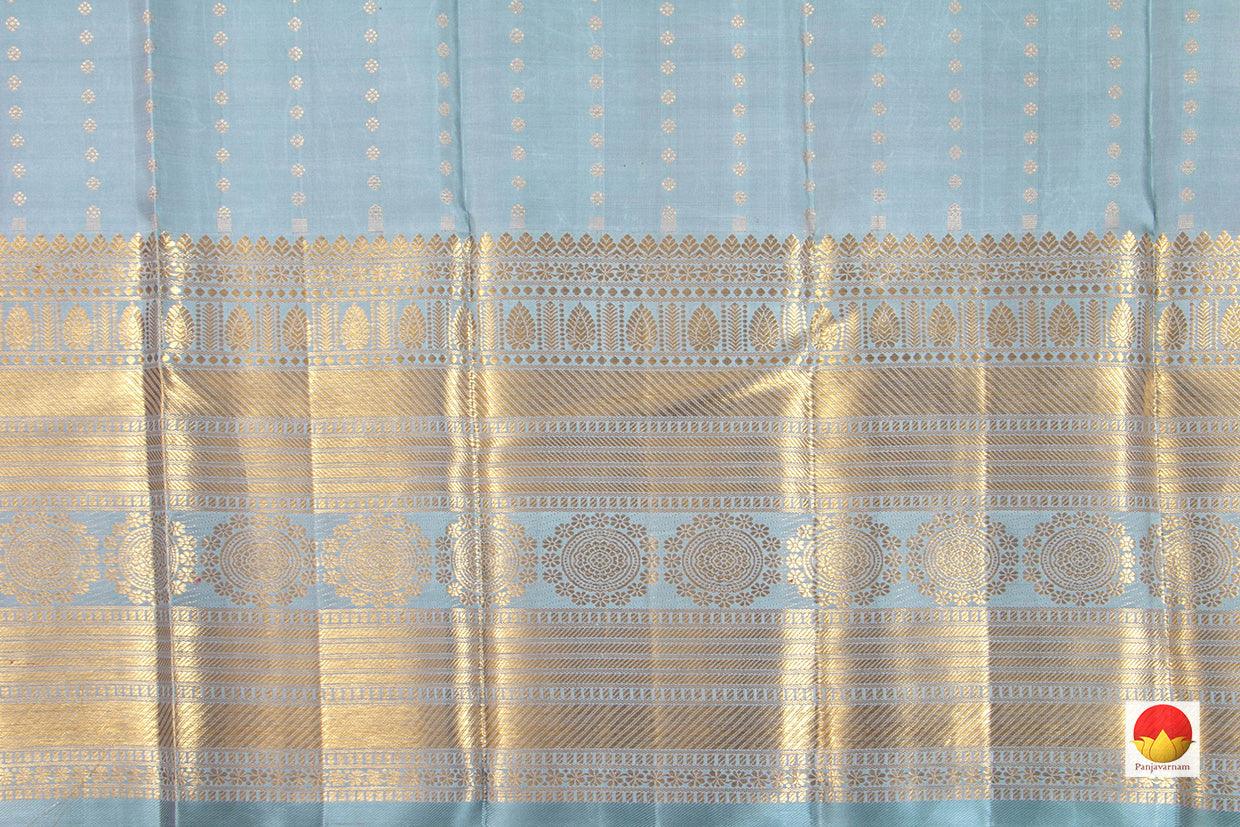 Kanchipuram Silk Saree - Handwoven Pure Silk - Pure Zari - PV NYC 436 - Saris & Lehengas - Panjavarnam