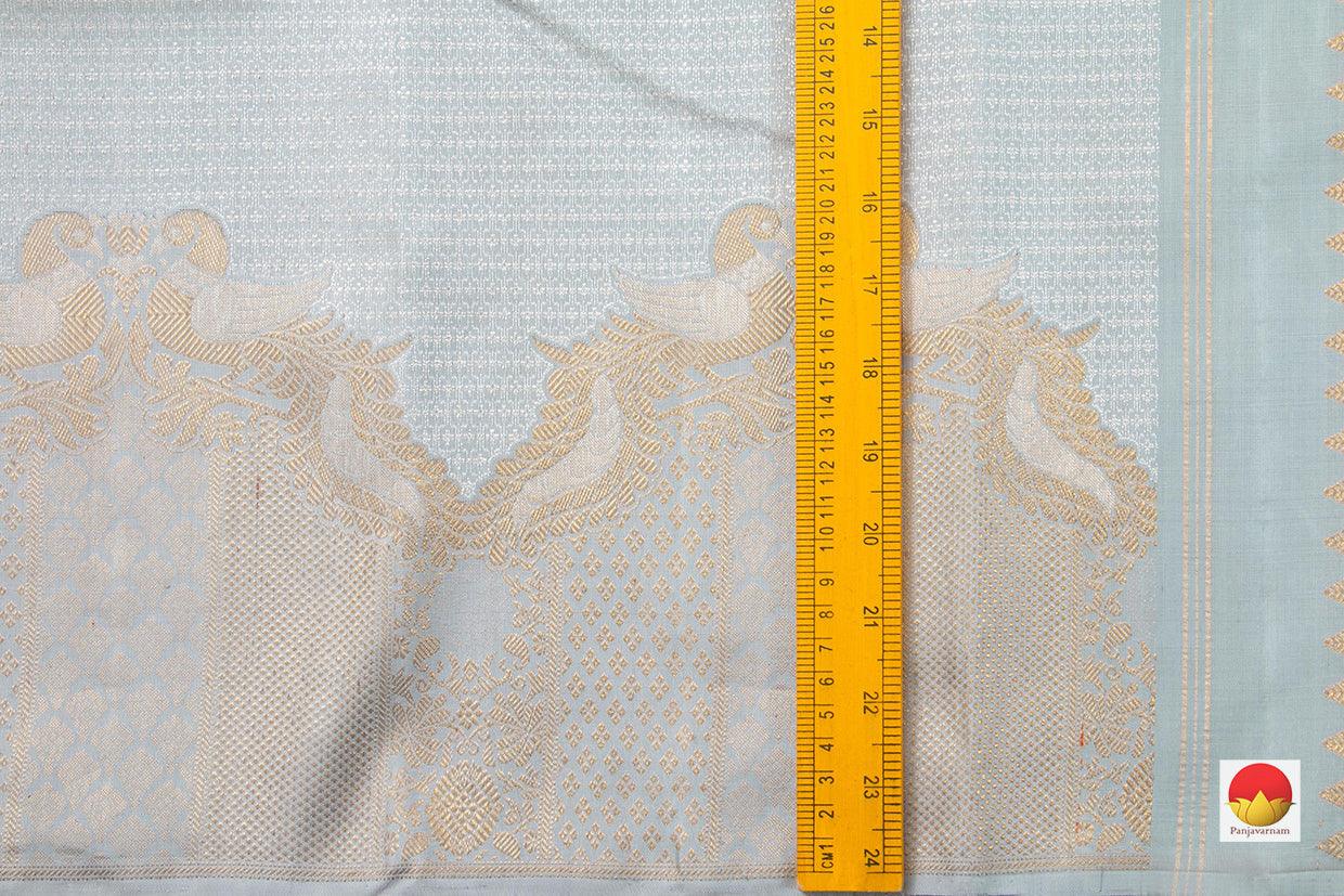 Kanchipuram Silk Saree - Handwoven Pure Silk - Pure Zari - PV NYC 447 - Saris & Lehengas - Panjavarnam