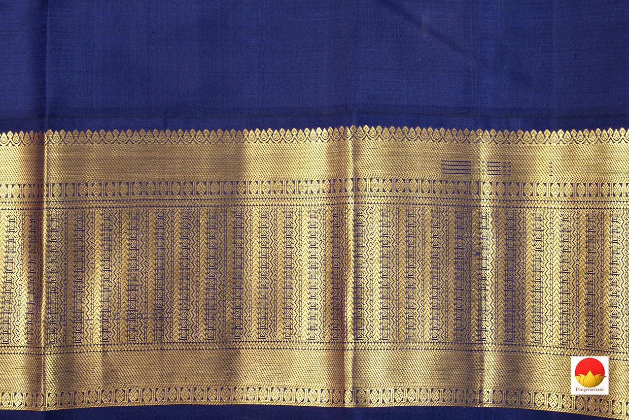 Kanchipuram Silk Saree - Handwoven Pure Silk - Pure Zari - PV NYC 451 - Silk Sari - Panjavarnam