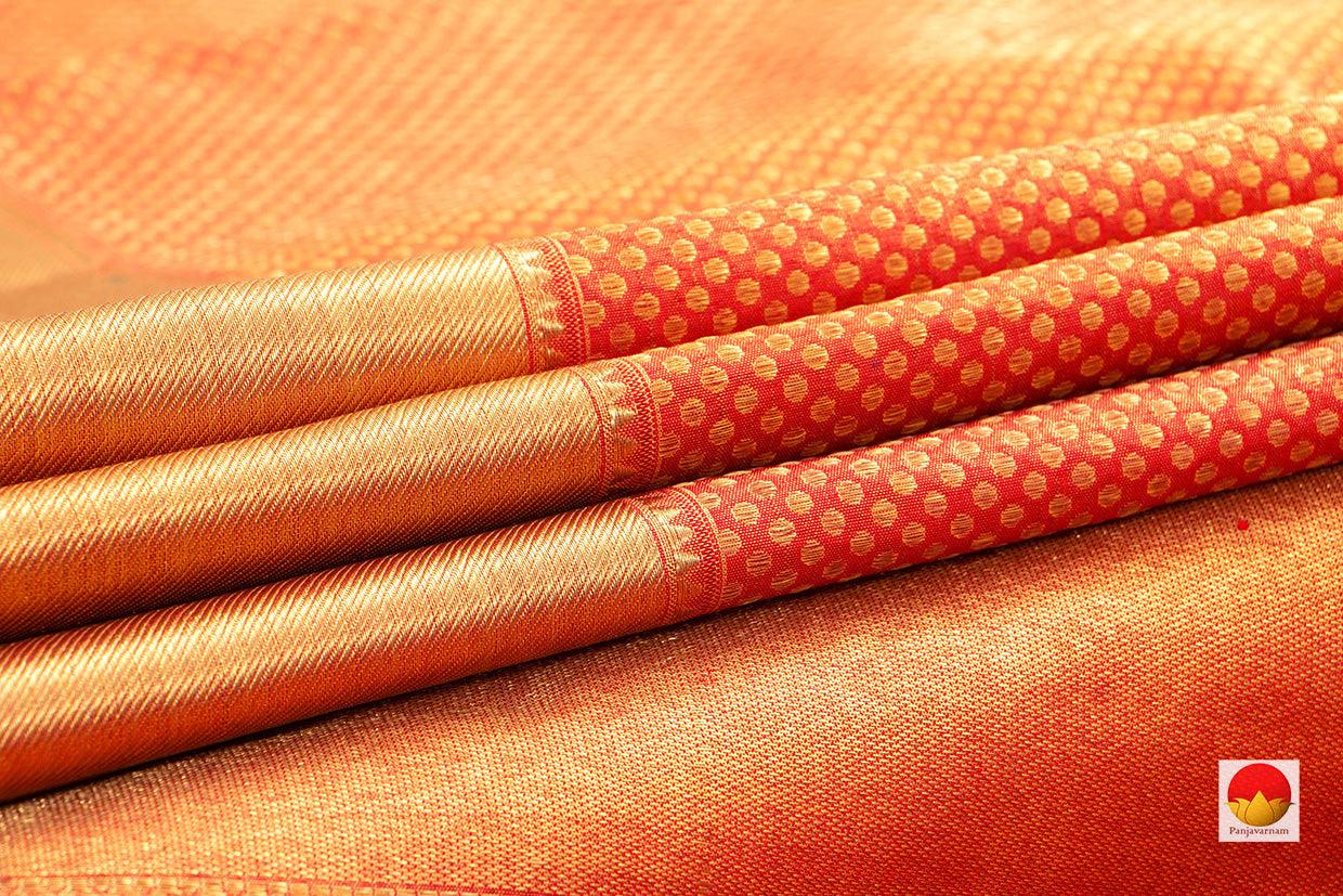 Kanchipuram Silk Saree - Handwoven Pure Silk - Pure Zari - PV NYC 471 - Saris & Lehengas - Panjavarnam