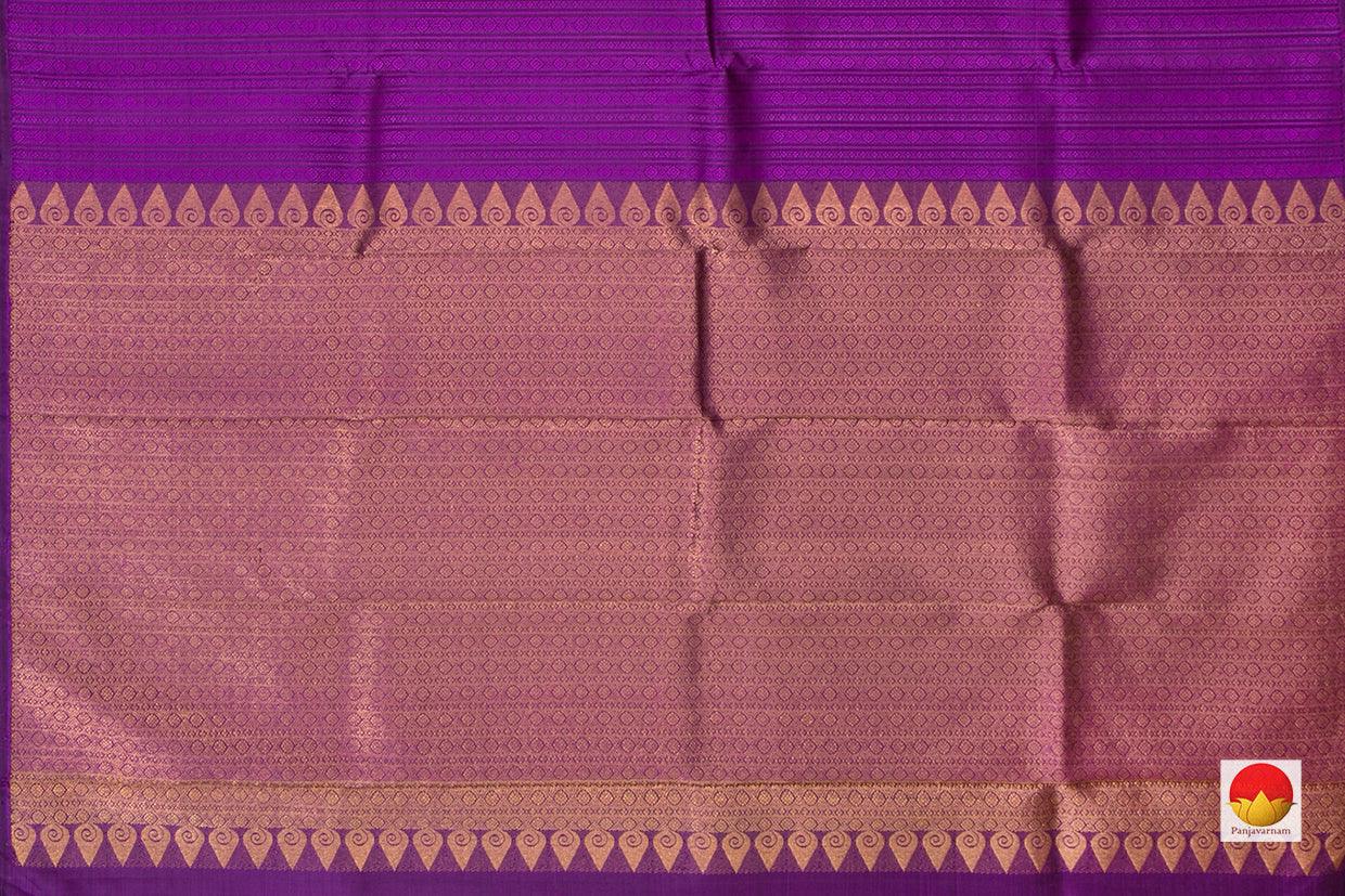 Kanchipuram Silk Saree - Handwoven Pure Silk - Pure Zari - PV NYC 478 - Silk Sari - Panjavarnam