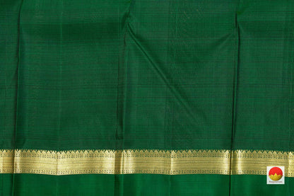 Kanchipuram Silk Saree - Handwoven Pure Silk - Pure Zari - PV NYC 487 - Silk Sari - Panjavarnam