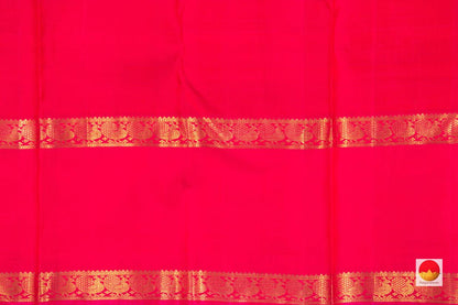 Kanchipuram Silk Saree - Handwoven Pure Silk - Pure Zari - PV NYC 49 - Silk Sari - Panjavarnam PV NYC 49