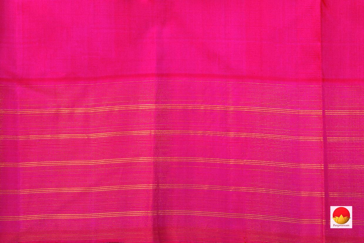 Kanchipuram Silk Saree - Handwoven Pure Silk - Pure Zari - PV NYC 506 - Silk Sari - Panjavarnam