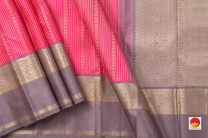 Kanchipuram Silk Saree - Handwoven Pure Silk - Pure Zari - PV NYC 509 - Silk Sari - Panjavarnam PV NYC 509