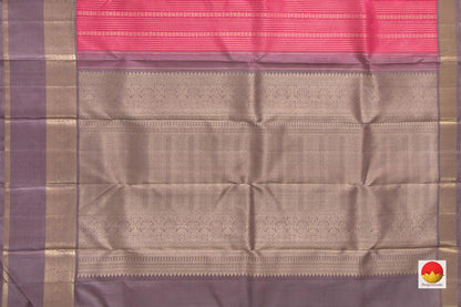 Kanchipuram Silk Saree - Handwoven Pure Silk - Pure Zari - PV NYC 509 - Silk Sari - Panjavarnam PV NYC 509