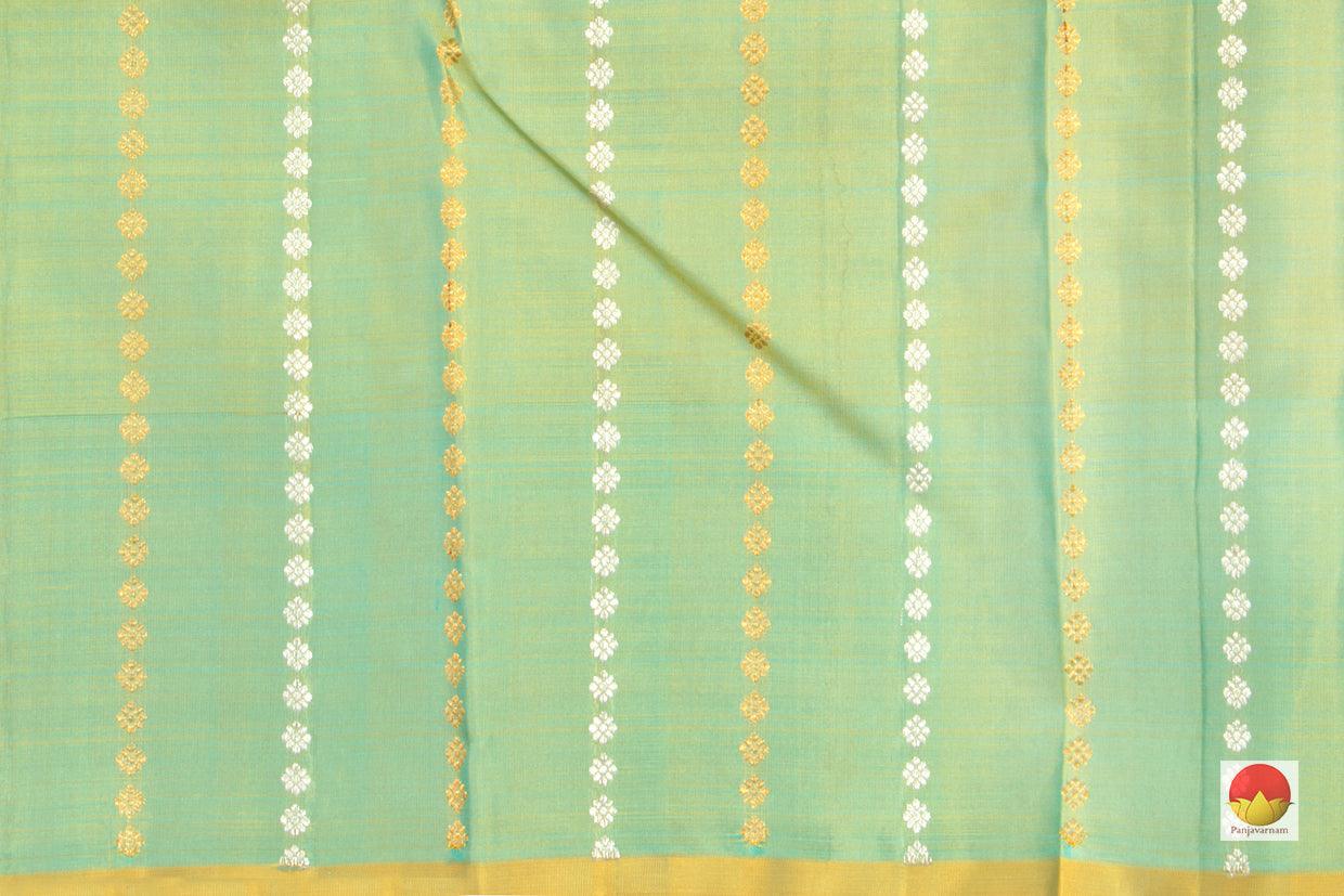 Kanchipuram Silk Saree - Handwoven Pure Silk - Pure Zari - PV NYC 52 - Silk Sari - Panjavarnam PV NYC 52