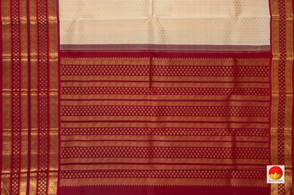 Kanchipuram Silk Saree - Handwoven Pure Silk - Pure Zari - PV NYC 522 - Silk Sari - Panjavarnam