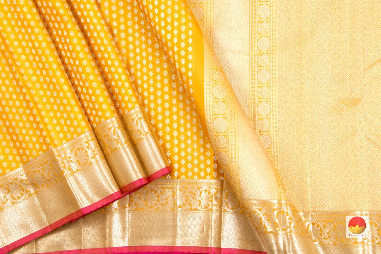 Kanchipuram Silk Saree - Handwoven Pure Silk - Pure Zari - PV NYC 54 - Silk Sari - Panjavarnam PV NYC 54