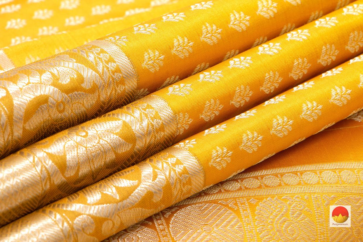 Kanchipuram Silk Saree - Handwoven Pure Silk - Pure Zari - PV NYC 54 - Silk Sari - Panjavarnam PV NYC 54