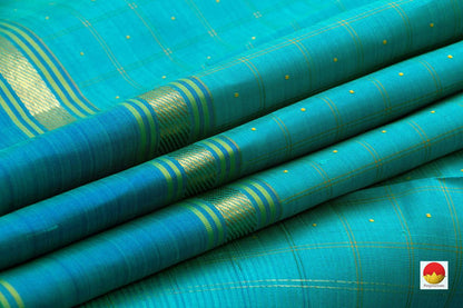Kanchipuram Silk Saree - Handwoven Pure Silk - Pure Zari - PV NYC 540 - Silk Sari - Panjavarnam