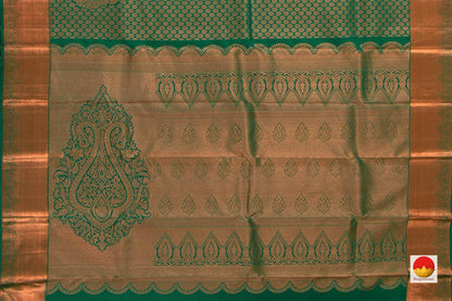 Kanchipuram Silk Saree - Handwoven Pure Silk - Pure Zari - PV NYC 543 - Silk Sari - Panjavarnam