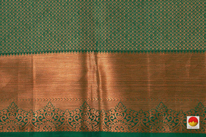 Kanchipuram Silk Saree - Handwoven Pure Silk - Pure Zari - PV NYC 543 - Silk Sari - Panjavarnam