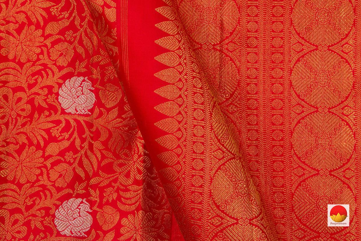 Kanchipuram Silk Saree - Handwoven Pure Silk - Pure Zari - PV NYC 550 - Silk Sari - Panjavarnam PV NYC 550