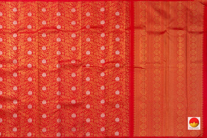 Kanchipuram Silk Saree - Handwoven Pure Silk - Pure Zari - PV NYC 550 - Silk Sari - Panjavarnam PV NYC 550