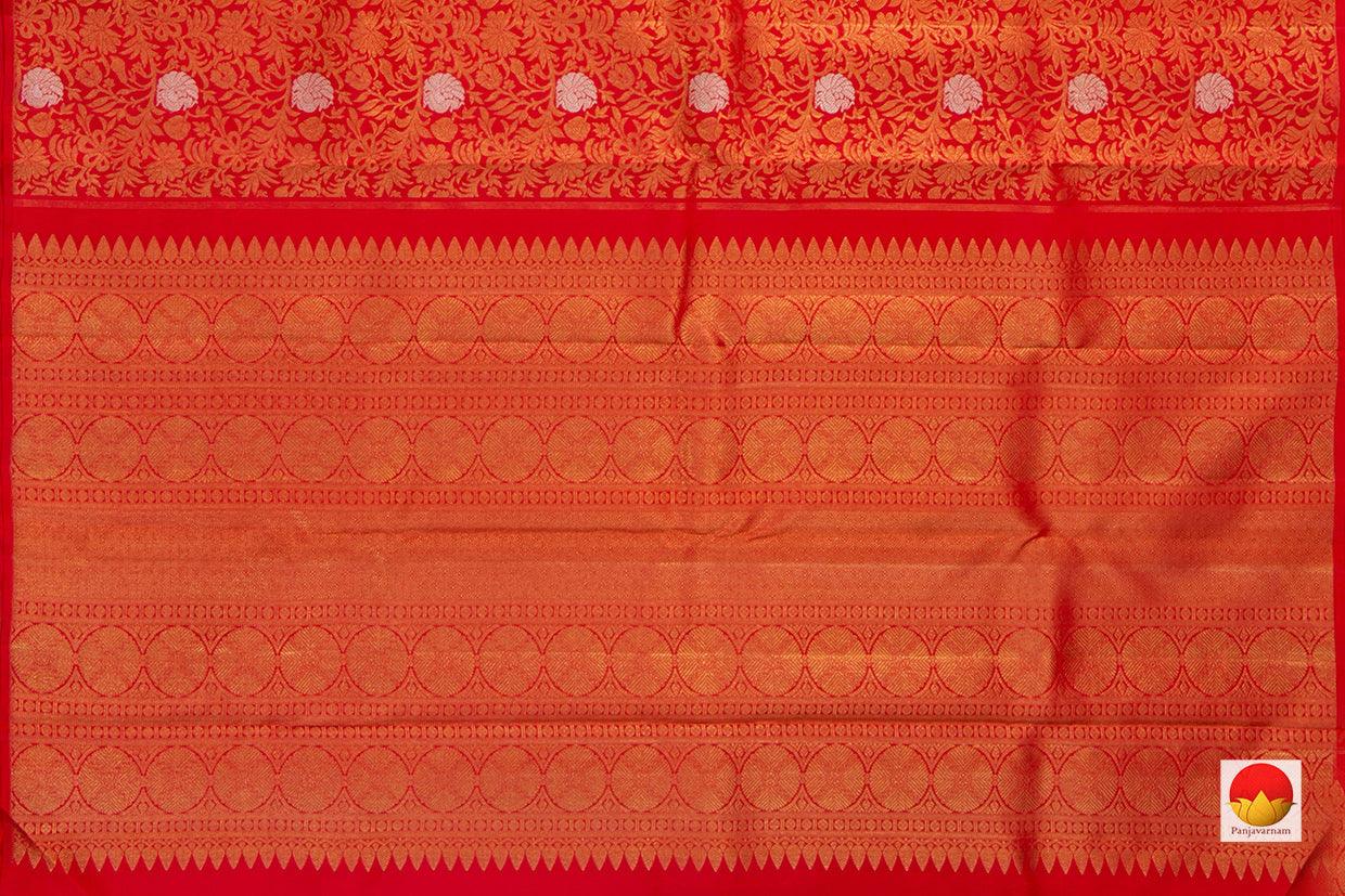 Kanchipuram Silk Saree - Handwoven Pure Silk - Pure Zari - PV NYC 550 - Silk Sari - Panjavarnam PV NYC 550