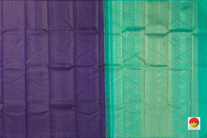 Kanchipuram Silk Saree - Handwoven Pure Silk - Pure Zari - PV NYC 555 - Silk Sari - Panjavarnam