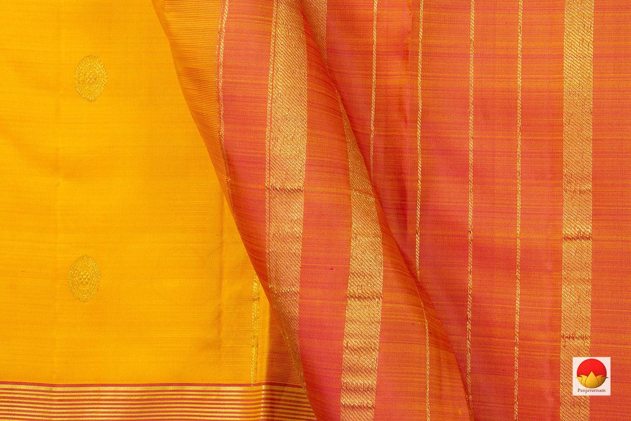 Kanchipuram Silk Saree - Handwoven Pure Silk - Pure Zari - PV NYC 557 - Silk Sari - Panjavarnam