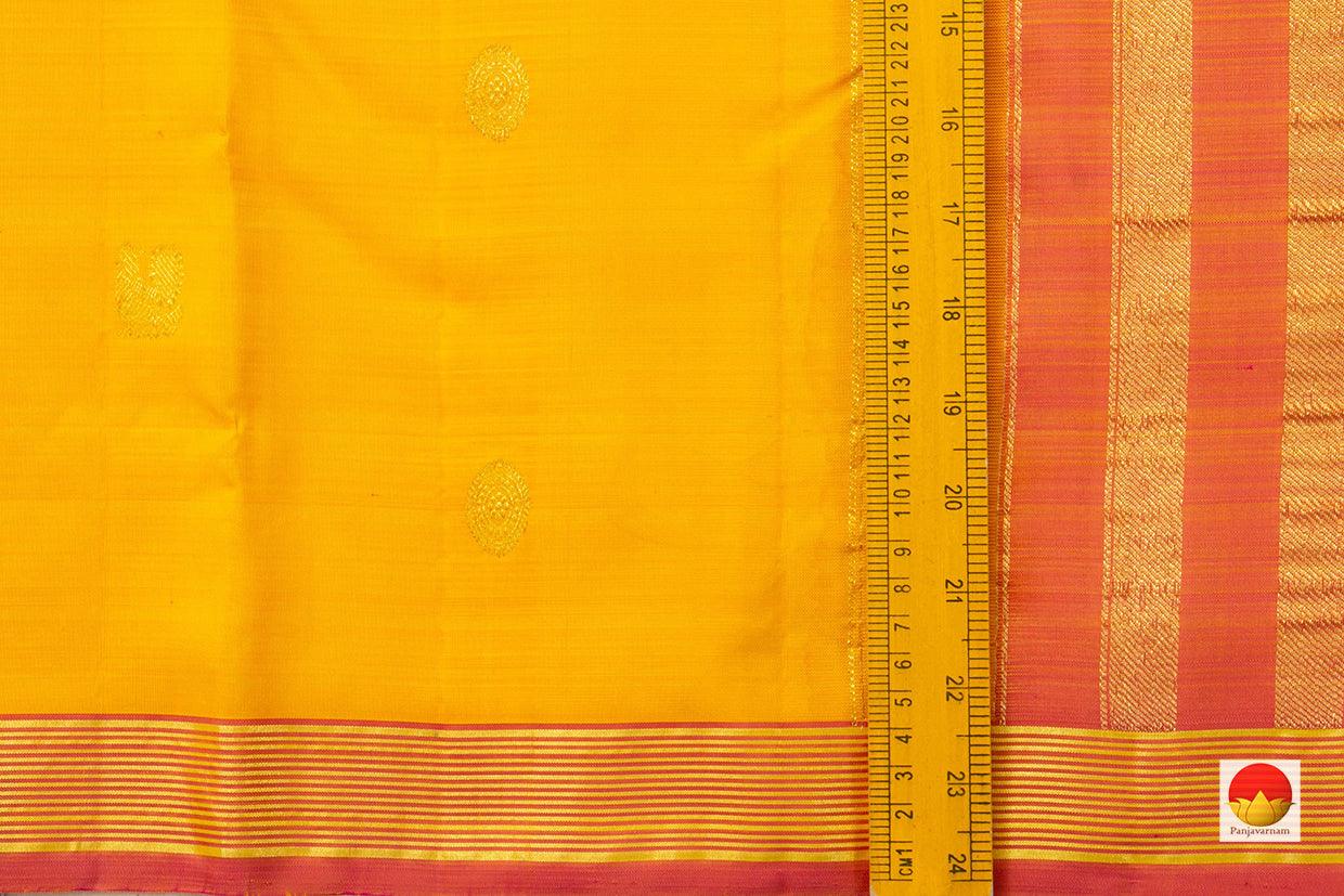 Kanchipuram Silk Saree - Handwoven Pure Silk - Pure Zari - PV NYC 557 - Silk Sari - Panjavarnam