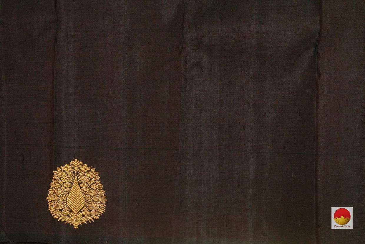 Kanchipuram Silk Saree - Handwoven Pure Silk - Pure Zari - PV NYC 79 - Saris & Lehengas - Panjavarnam