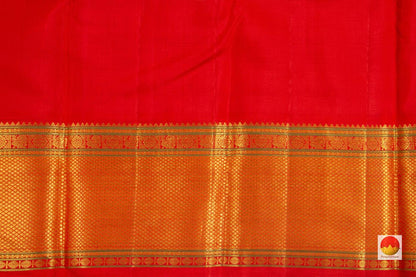 Kanchipuram Silk Saree - Handwoven Pure Silk - Pure Zari - PV NYC 82 - Silk Sari - Panjavarnam