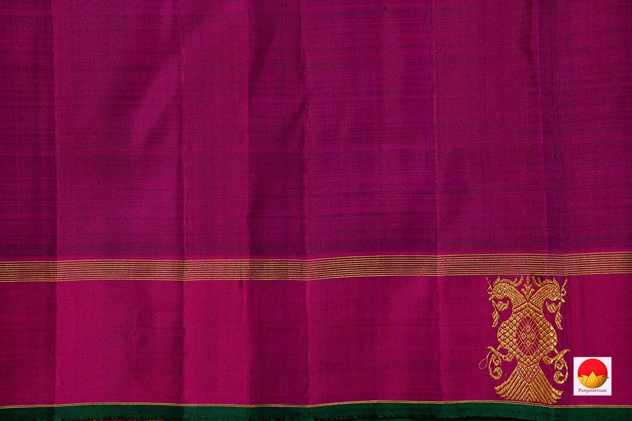 Kanchipuram Silk Saree - Handwoven Pure Silk - Pure Zari - PV PS 01 - Silk Sari - Panjavarnam