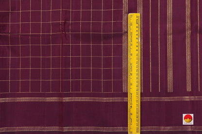 Kanchipuram Silk Saree - Handwoven Pure Silk - Pure Zari - PV RA 200 - Archives - Silk Sari - Panjavarnam