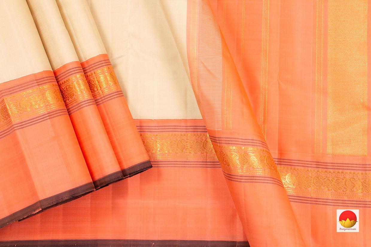 Kanchipuram Silk Saree - Handwoven Pure Silk - Pure Zari - PV SAR 02 - Silk Sari - Panjavarnam