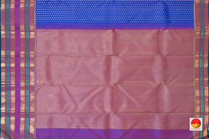 Kanchipuram Silk Saree - Handwoven Pure Silk - Pure Zari - PV SAR 038 - Silk Sari - Panjavarnam