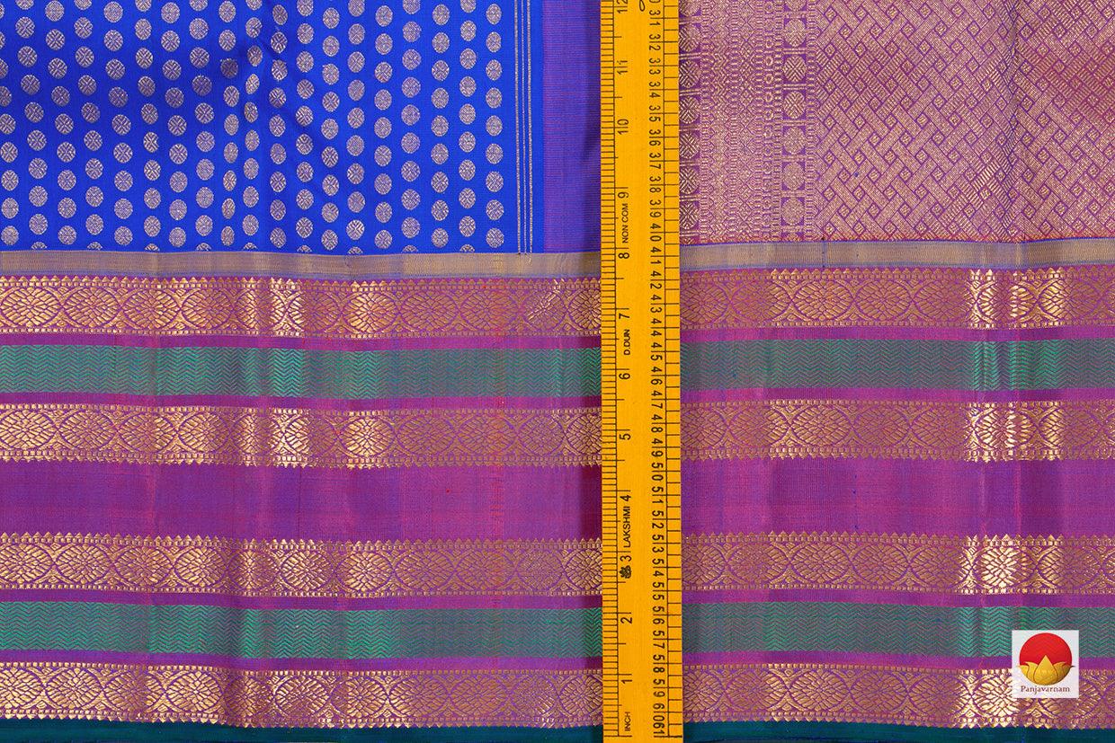 Kanchipuram Silk Saree - Handwoven Pure Silk - Pure Zari - PV SAR 038 - Silk Sari - Panjavarnam
