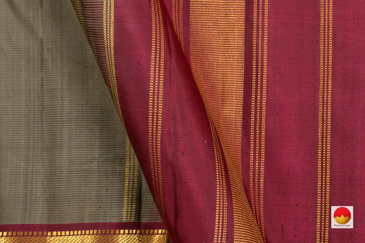 Kanchipuram Silk Saree - Handwoven Pure Silk - Pure Zari - PV SAR 08 - Silk Sari - Panjavarnam