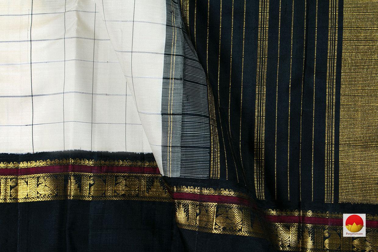 Kanchipuram Silk Saree - Handwoven Pure Silk - Pure Zari - PV SAR 31 - Silk Sari - Panjavarnam