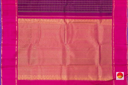 Kanchipuram Silk Saree - Handwoven Pure Silk - Pure Zari - PV SAR 32 - Silk Sari - Panjavarnam