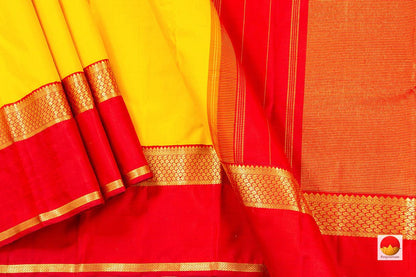 Kanchipuram Silk Saree - Handwoven Pure Silk - Pure Zari - PV SAR 39 - Silk Sari - Panjavarnam