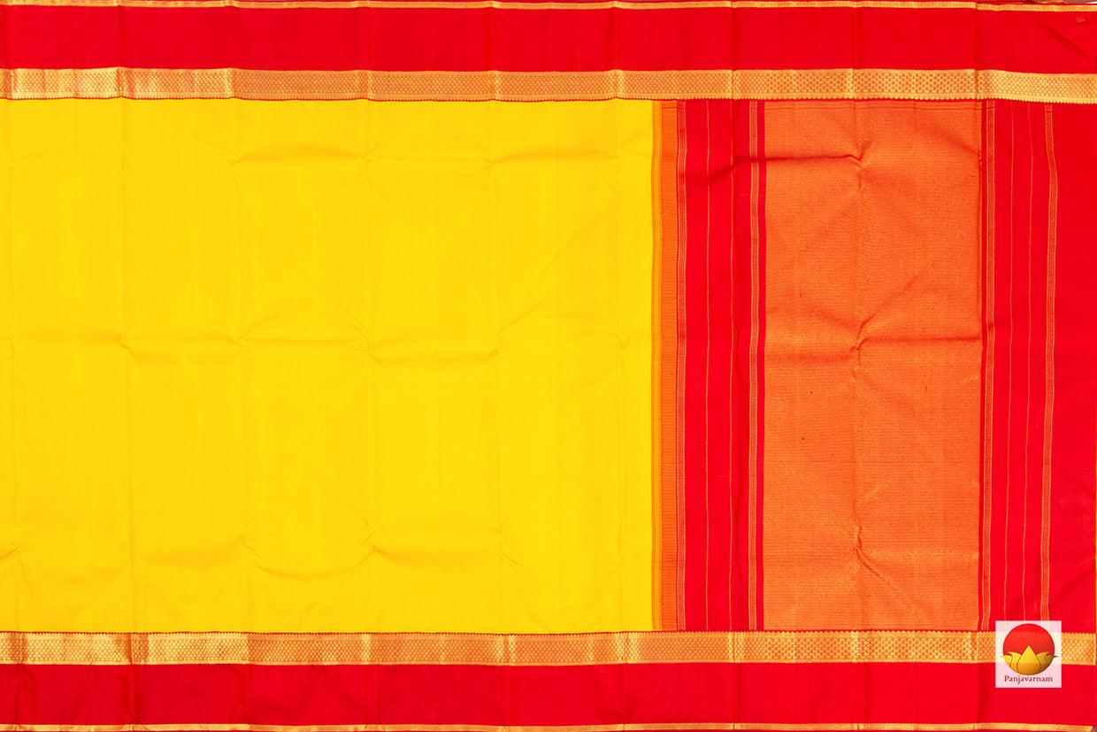 Kanchipuram Silk Saree - Handwoven Pure Silk - Pure Zari - PV SAR 39 - Silk Sari - Panjavarnam