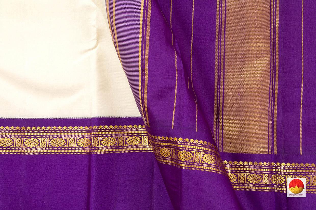 Kanchipuram Silk Saree - Handwoven Pure Silk - Pure Zari - PV SAR 43 - Silk Sari - Panjavarnam