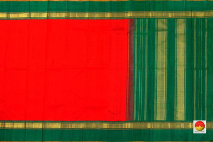 Kanchipuram Silk Saree - Handwoven Pure Silk - Pure Zari - PV SAR 45 - Silk Sari - Panjavarnam