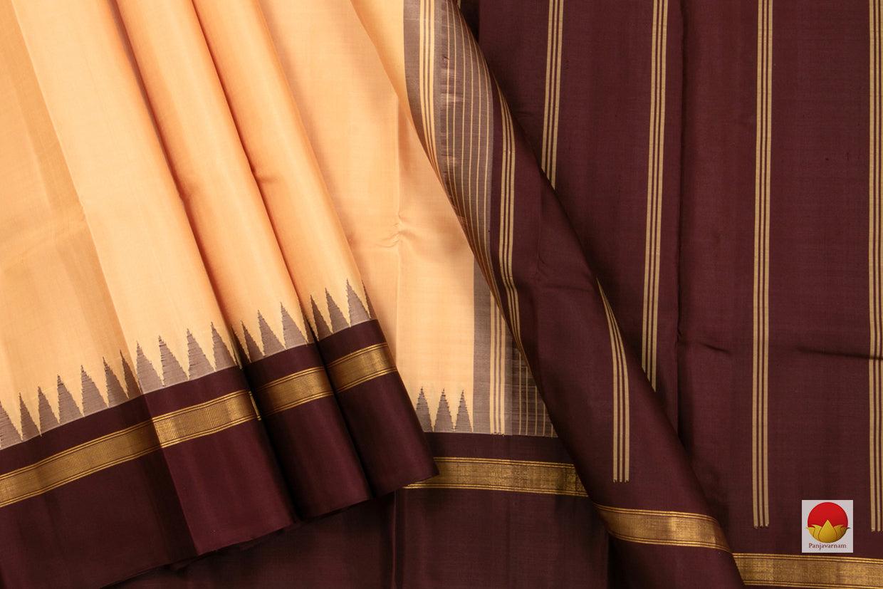 Kanchipuram Silk Saree - Handwoven Pure Silk - Pure Zari - PV SH NZ 233 - Silk Sari - Panjavarnam
