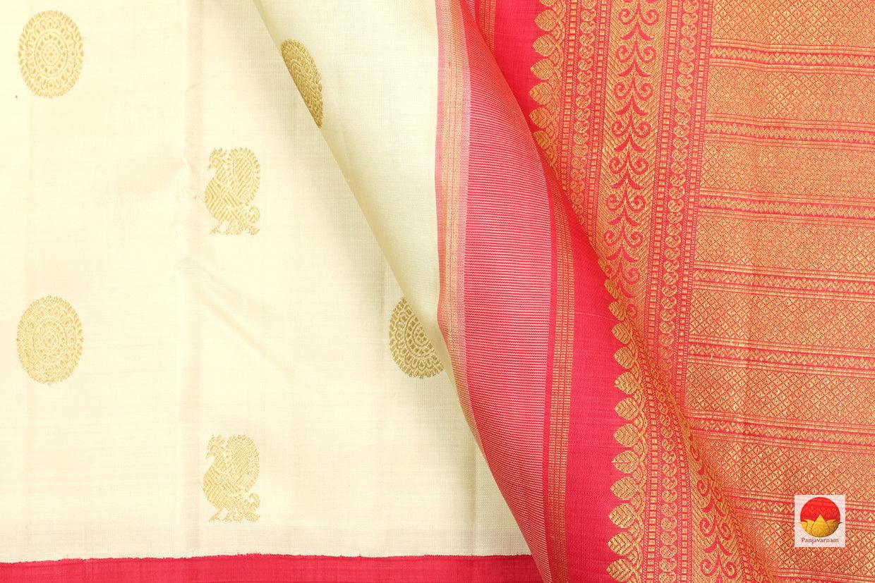Kanchipuram Silk Saree - Handwoven Pure Silk - Pure Zari - PV SRI 1 - Silk Sari - Panjavarnam