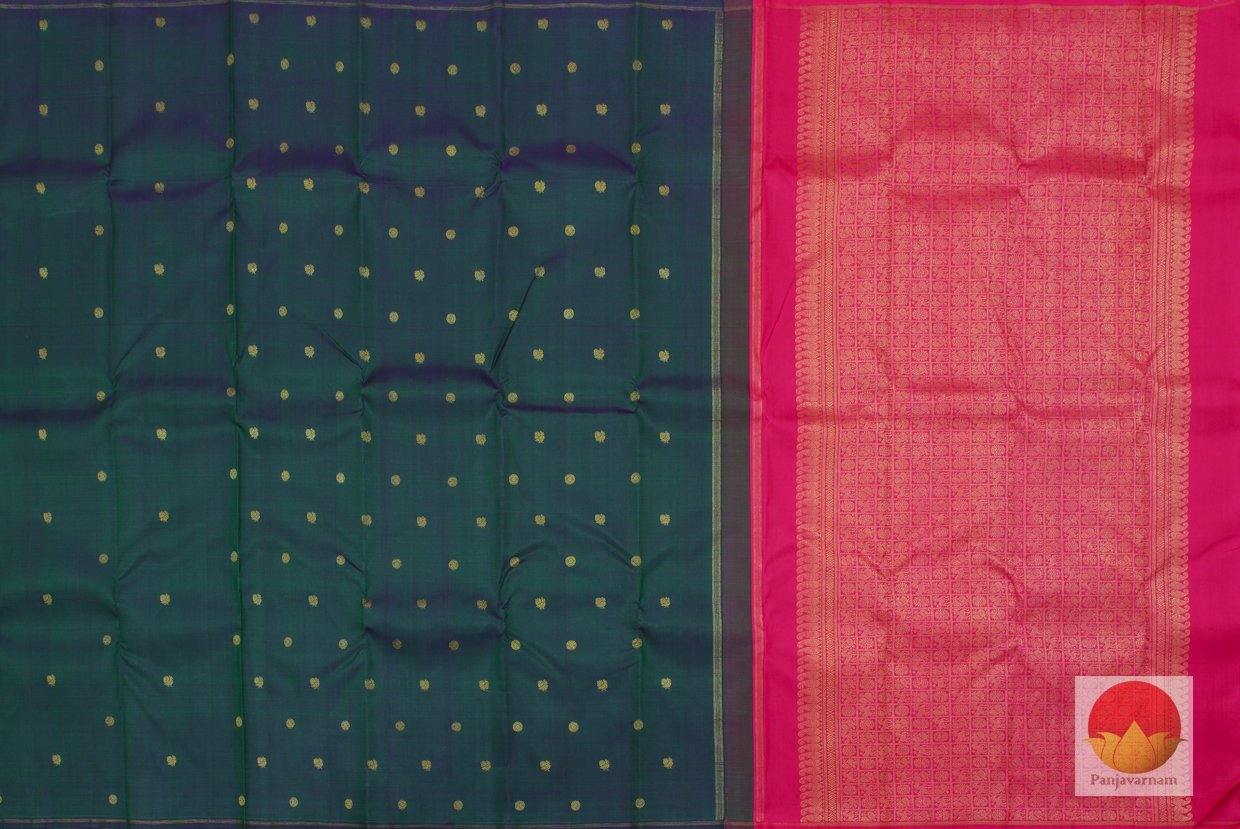 Kanchipuram Silk Saree - Handwoven Pure Silk - Pure Zari - PV SRI 1247 - Archives - Silk Sari - Panjavarnam