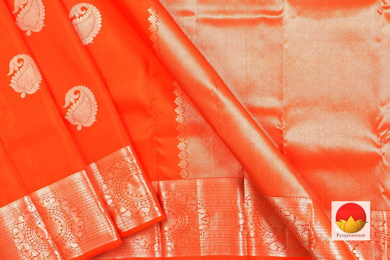 Kanchipuram Silk Saree - Handwoven Pure Silk - Pure Zari - PV SRI 1286 - Archives - Silk Sari - Panjavarnam