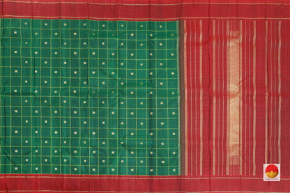 Kanchipuram Silk Saree - Handwoven Pure Silk - Pure Zari - PV SRI 15 - Archives - Silk Sari - Panjavarnam