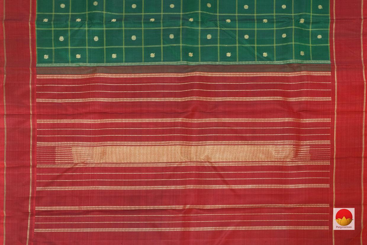 Kanchipuram Silk Saree - Handwoven Pure Silk - Pure Zari - PV SRI 15 - Archives - Silk Sari - Panjavarnam