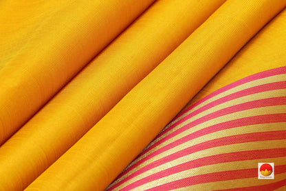 Kanchipuram Silk Saree - Handwoven Pure Silk - Pure Zari - PV SRI 1740 - Silk Sari - Panjavarnam