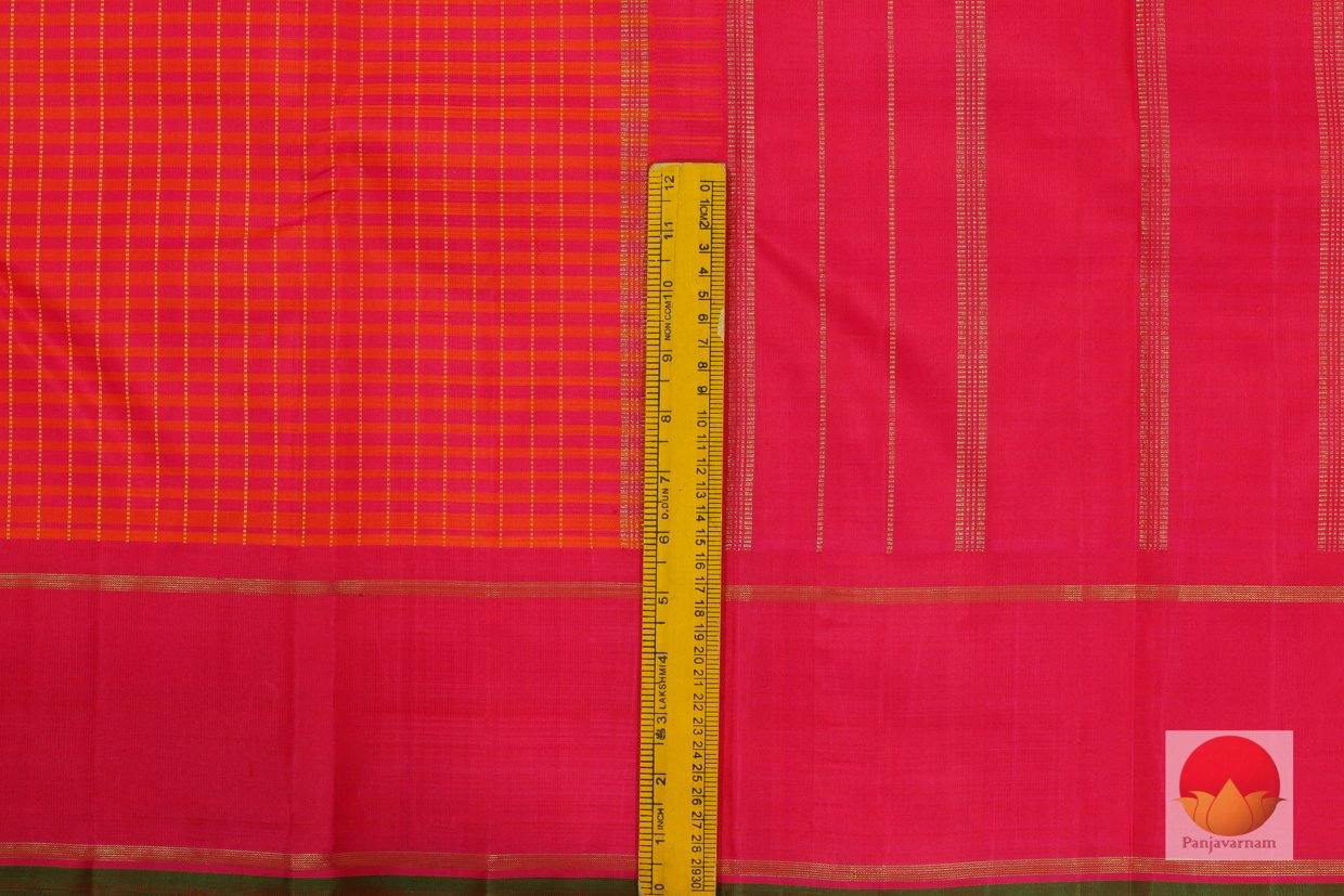 Kanchipuram Silk Saree - Handwoven Pure Silk - Pure Zari - PV SRI 183 - Archives - Silk Sari - Panjavarnam